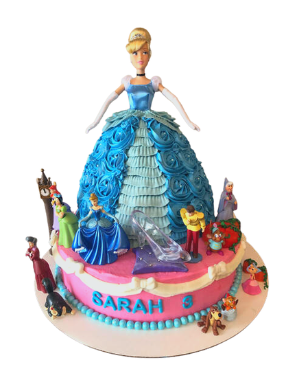 TC045  Cinderella Theme Cake  Cake Park